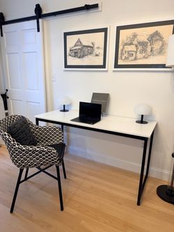 White Study Desk/Dining Table