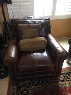 Genuine highest quality leather sofa set. Very gently used. Asking $5000.00 OBO. Pick up only. Please ask for any detail. Thank You.