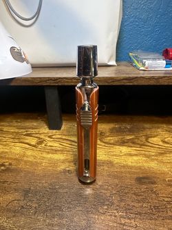 Torch Lighter Orange and Silver