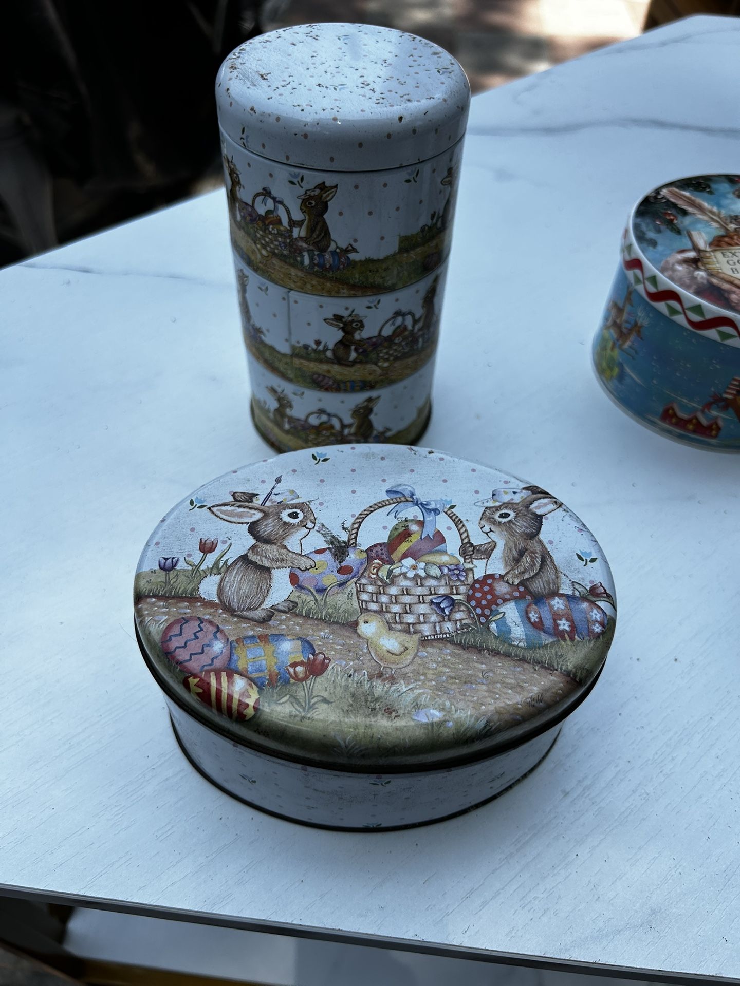 Small Vintage Metal Boxes