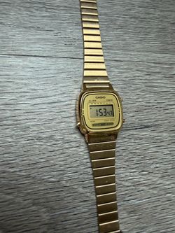 Casio gold watch