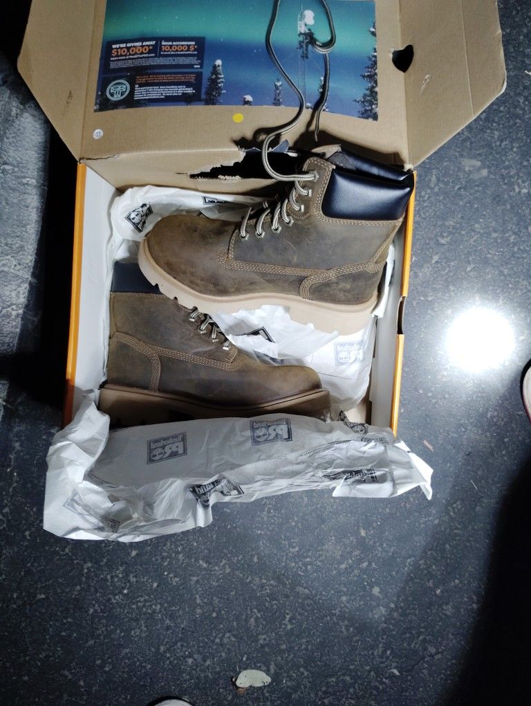 Timberland Pro Size 3.5 New
