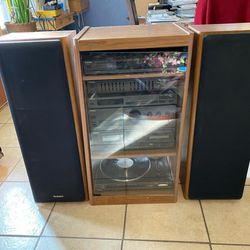 record and stereo  system