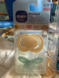 MAM Original Matte Pacifier, 0-6 Months, 2 Pack