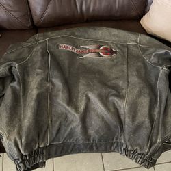 Harley Davidson Leather Jacket Size Large