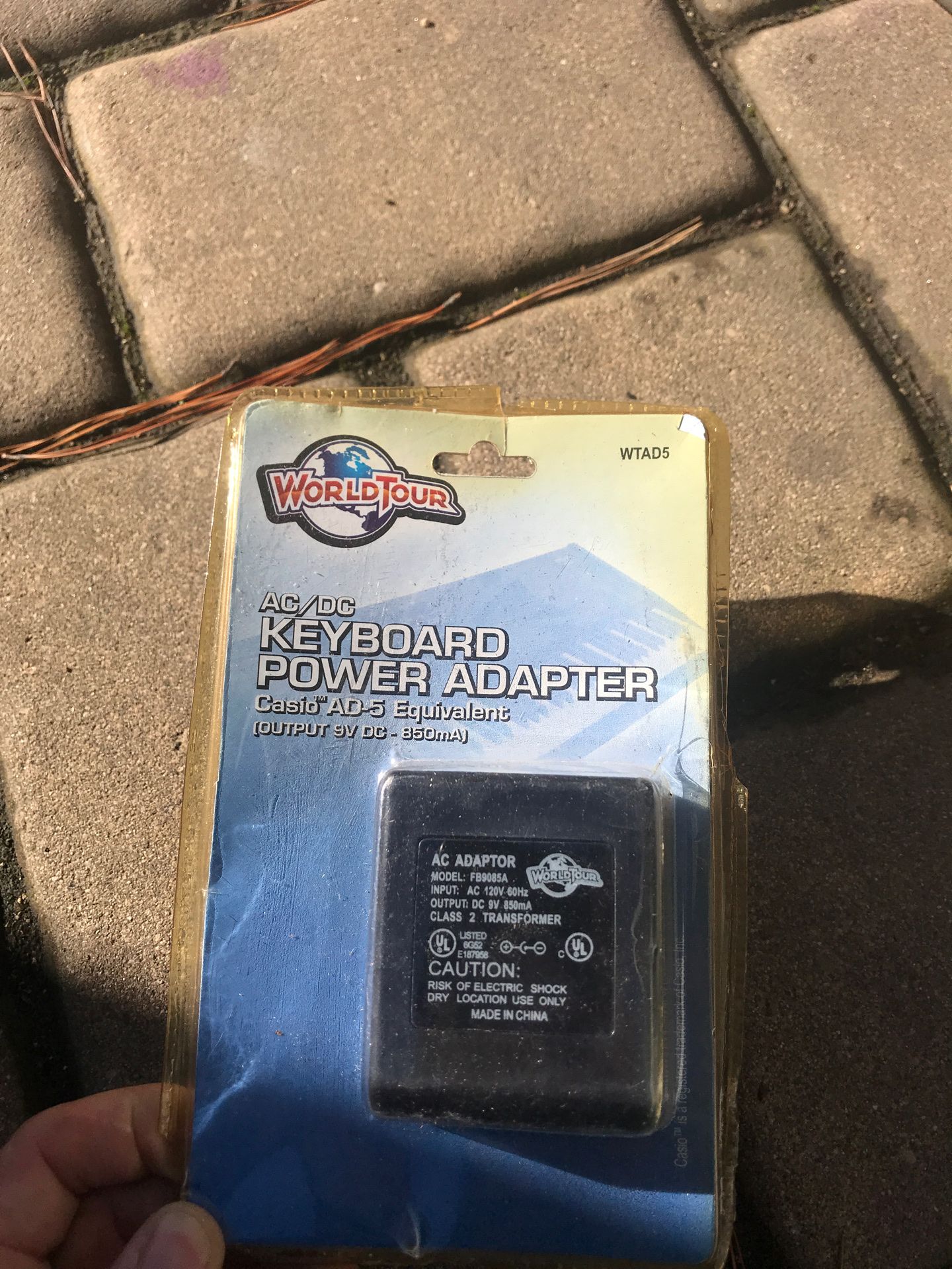 Ac/dc keyboard power adapter transformer ac120v dc9v