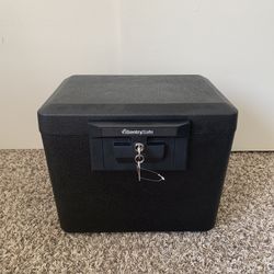 Black File Fireproof Safe