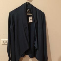 Bobeau Teal Cardigan with Tags