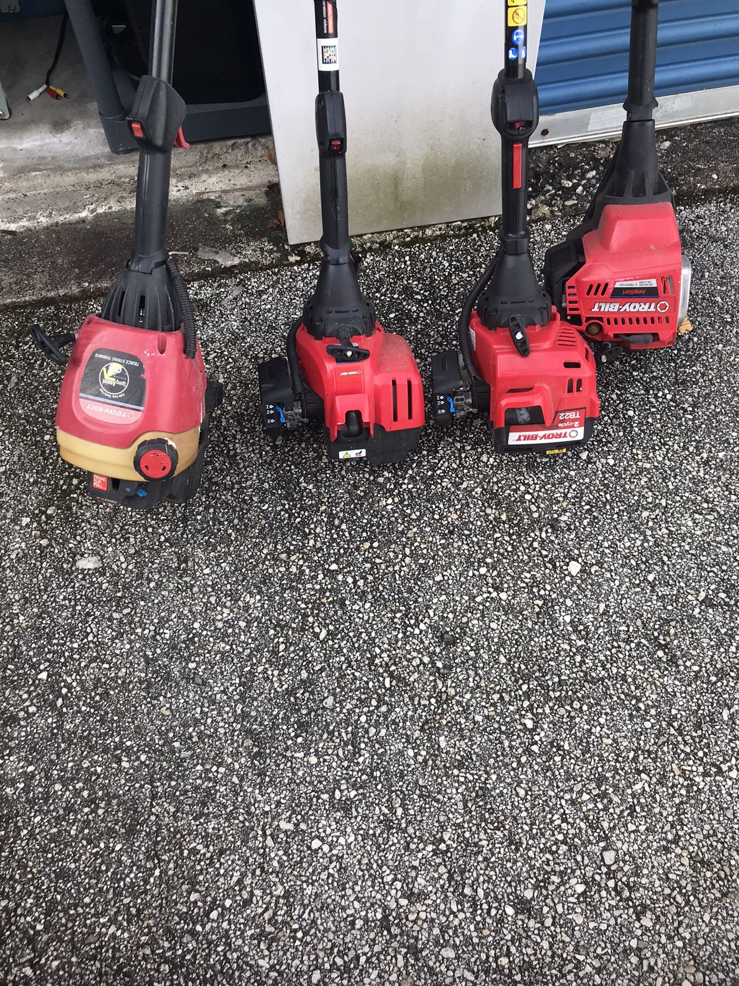 Troy Bilt weed eater head lot