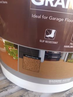 Granite paint for garage inside or outside 5 gallon bucket