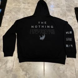 Korn The Nothing Hoodie Mens L Black Hanging Man Fleece Nu Metal 90s Y2K