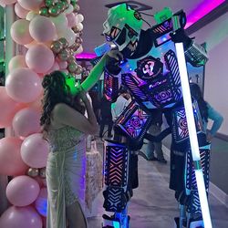 Neon robot 🤖