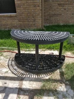 Half circle 2 layer rack