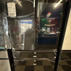 Samsung Bespoke 4 Door Family Hub Refrigerator In Charcoal Glass