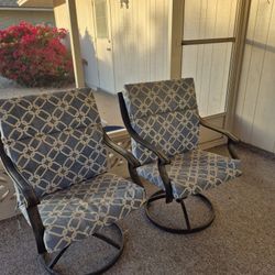 6 Patio Chairs With Cushions 