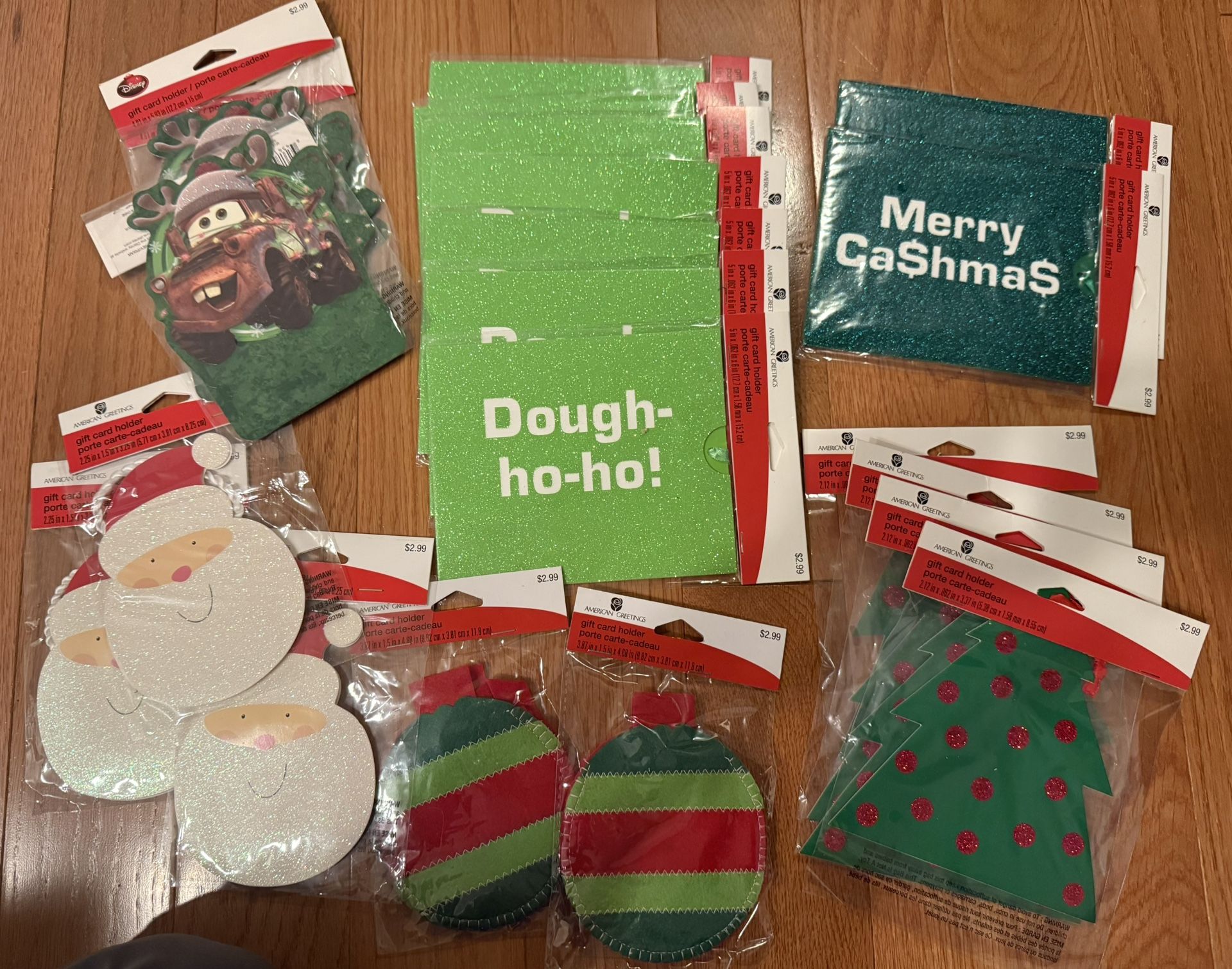 21 New Christmas Gift Card Holders Disney & AG Santa