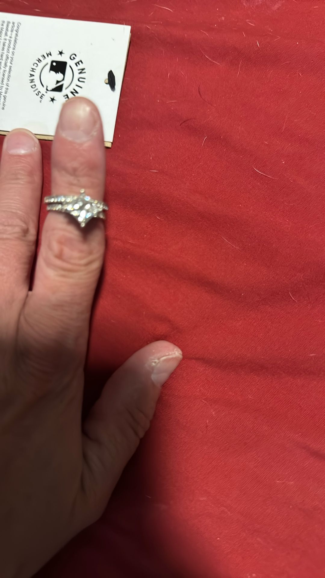 Engagement Ring With Diamond Certification From Jewelry Store