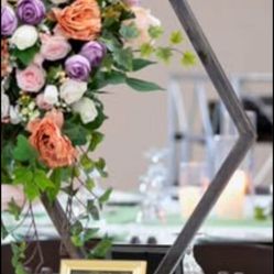 Metal center piece decoration (not the flowers).$35