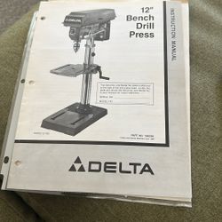 Delta 12” Bench Drill Press