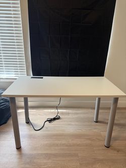 Union & Scale™ Essentials 48"W Computer and Writing Desk, White (UN56969)