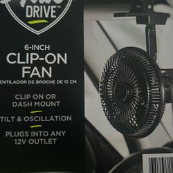 6” Clip On FAN 