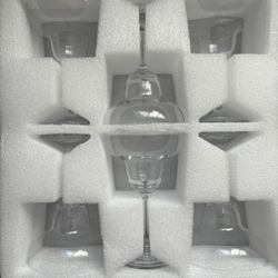 6 margaritas / dessert glasses 
