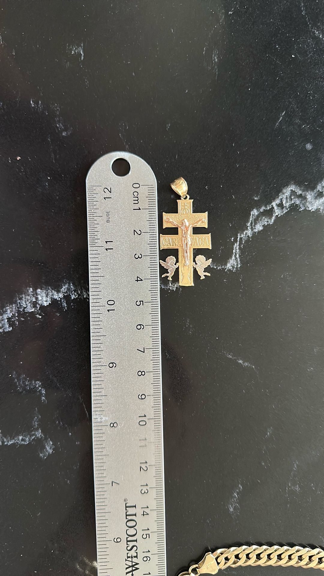 Gold Cross Pendant
