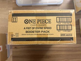 A Fist of Divine Speed Booster Box Case (Op-11)