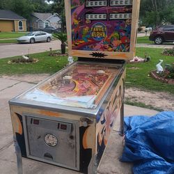 Vintage pinball machine.