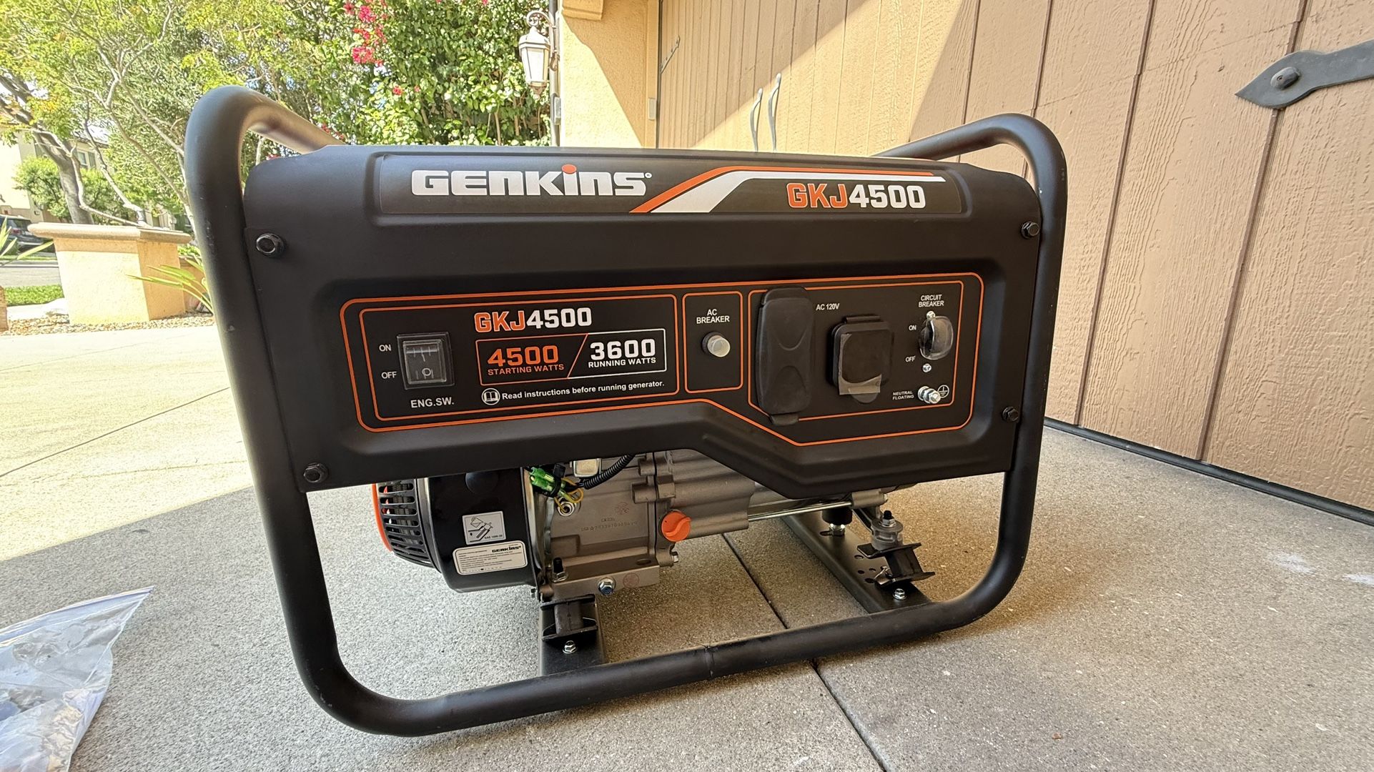 genkins gkj4500 generator(pending)