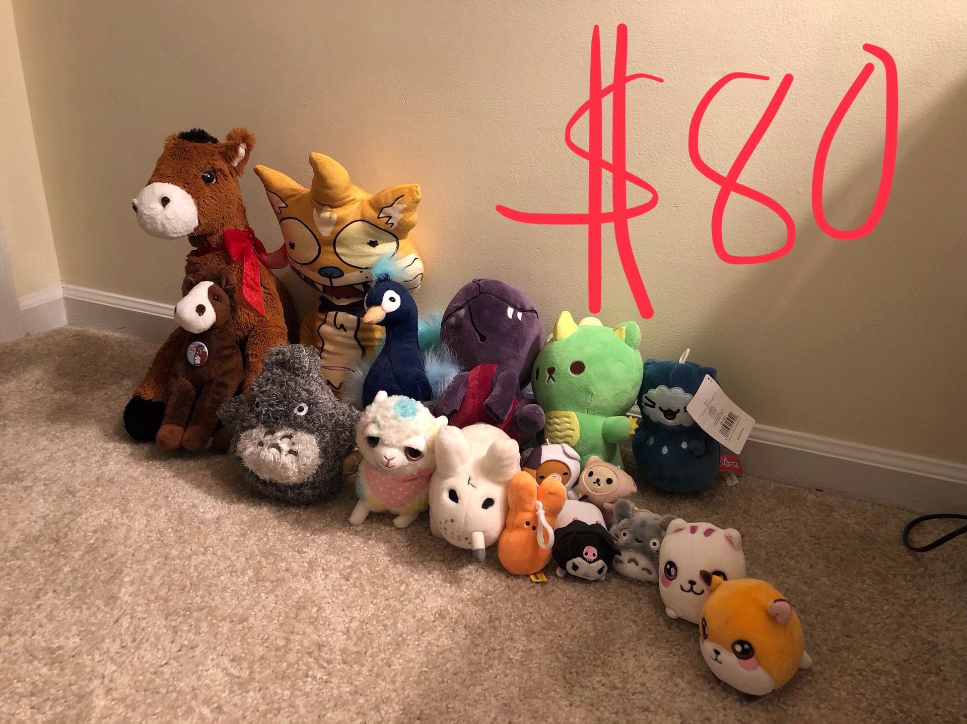 Lots of plushies