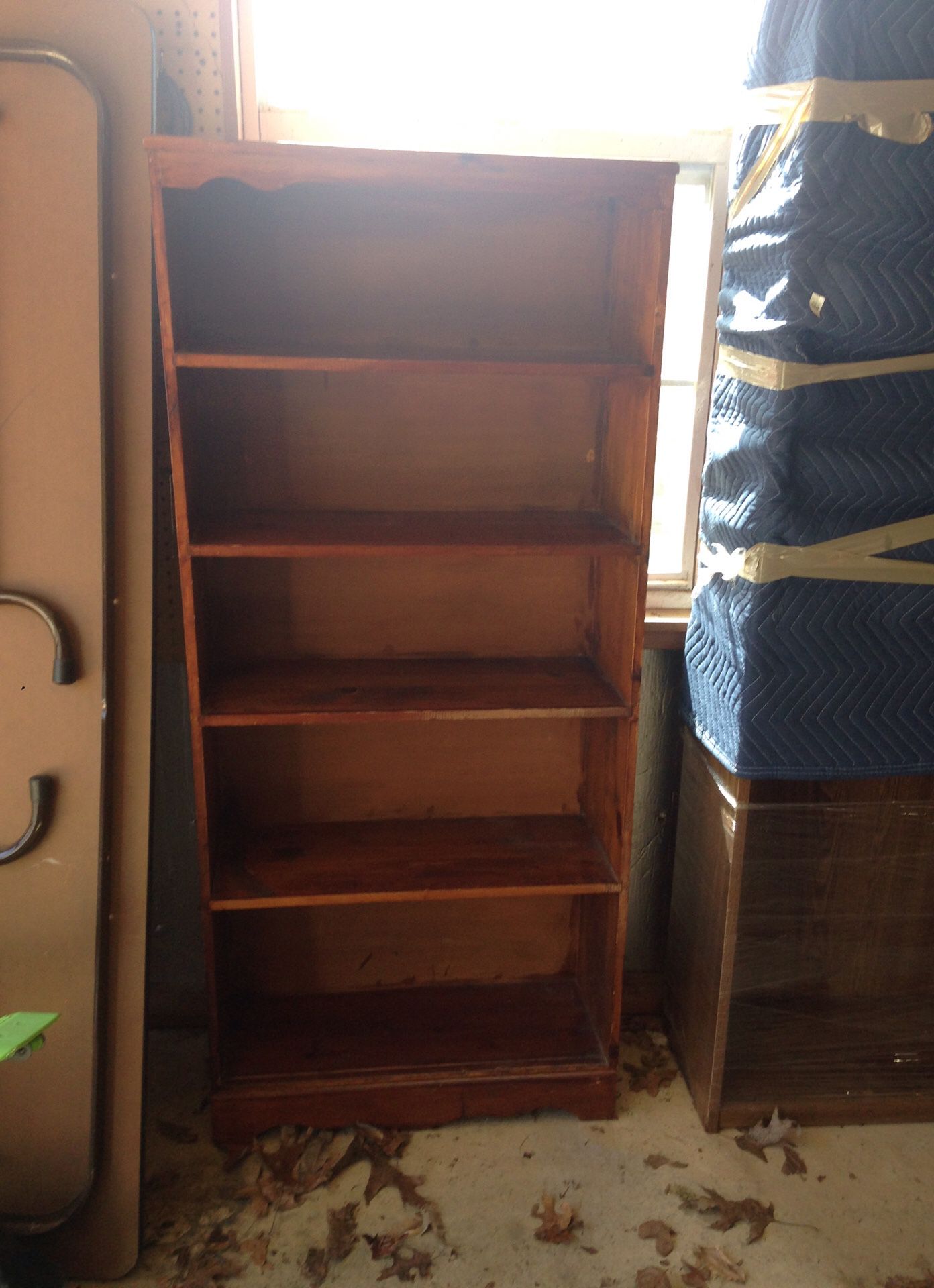 Wood book shelves for sale: various heights