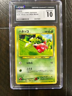 Hoppip No.187 Japanese Edition Pokemon 2000 CGC 10 GEM MINT Gold Silver