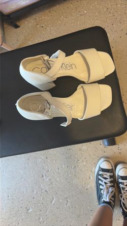 Calvin Klein Platform Heeled Sandals