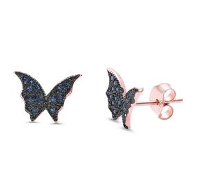 Rose Gold Plated Butterfly Earrings 💖