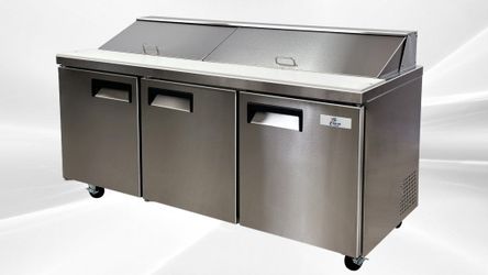 72 inches top two door Sandwich Prep Table NSF SCL3-E-HC