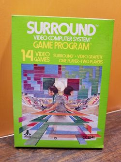 Atari 2600 surround 14 video game CIB
