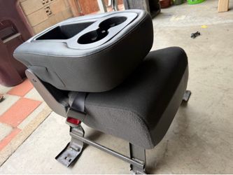 SILVERADO SIERRA Center Console Jump Seat Cup Holder Cloth Black 2007-2013