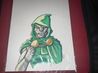 🔥 Marvel Green Goblin 1 Of 1  Original Art by JoJo Seames RARE🔥
