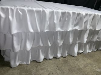 Ruffled Tablecloths