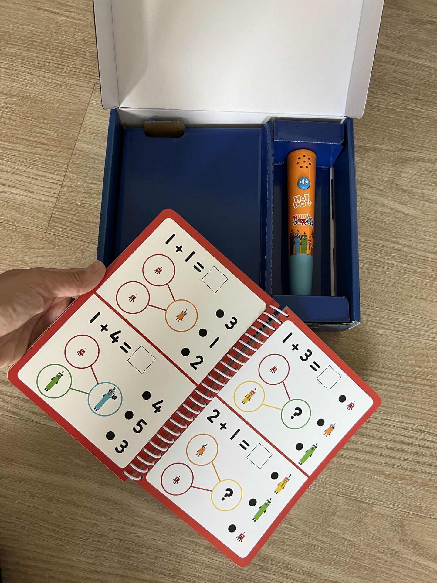 Set of educational toys