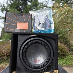 Alpine Type R 12" Subwoofer With Amp And Wiring Kit