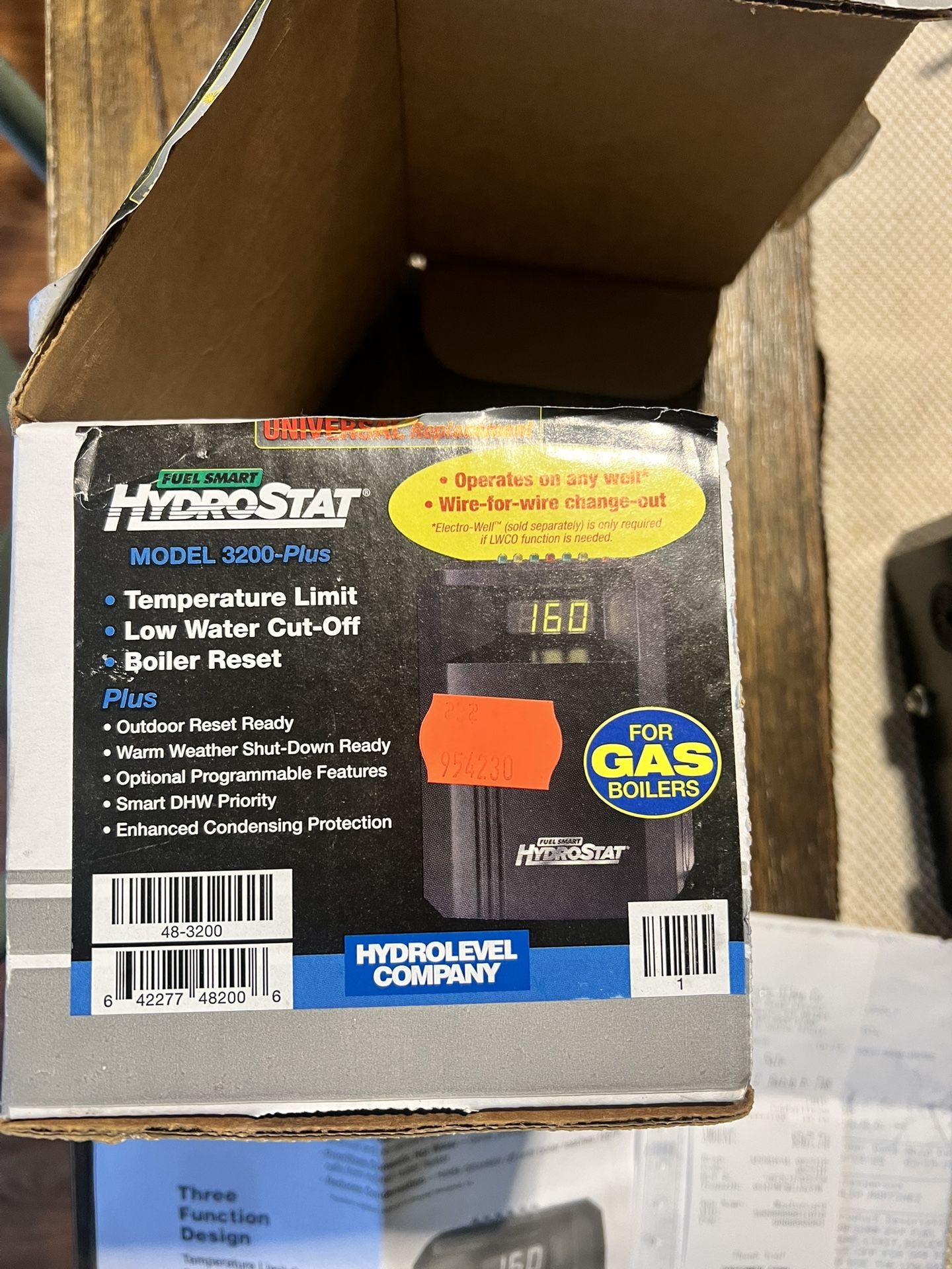 Hydrostat Boiler Reset