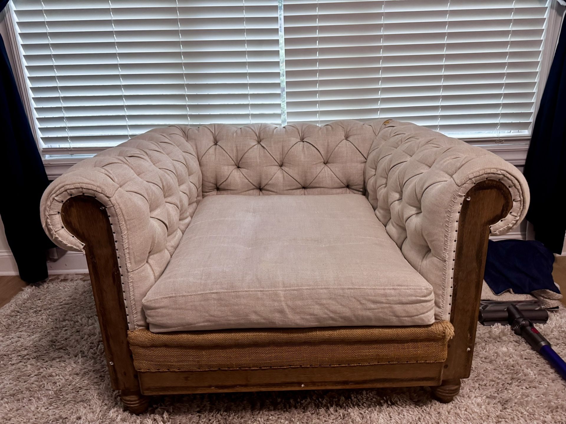 DECONSTRUCTED CHESTERFIELD CHAIR