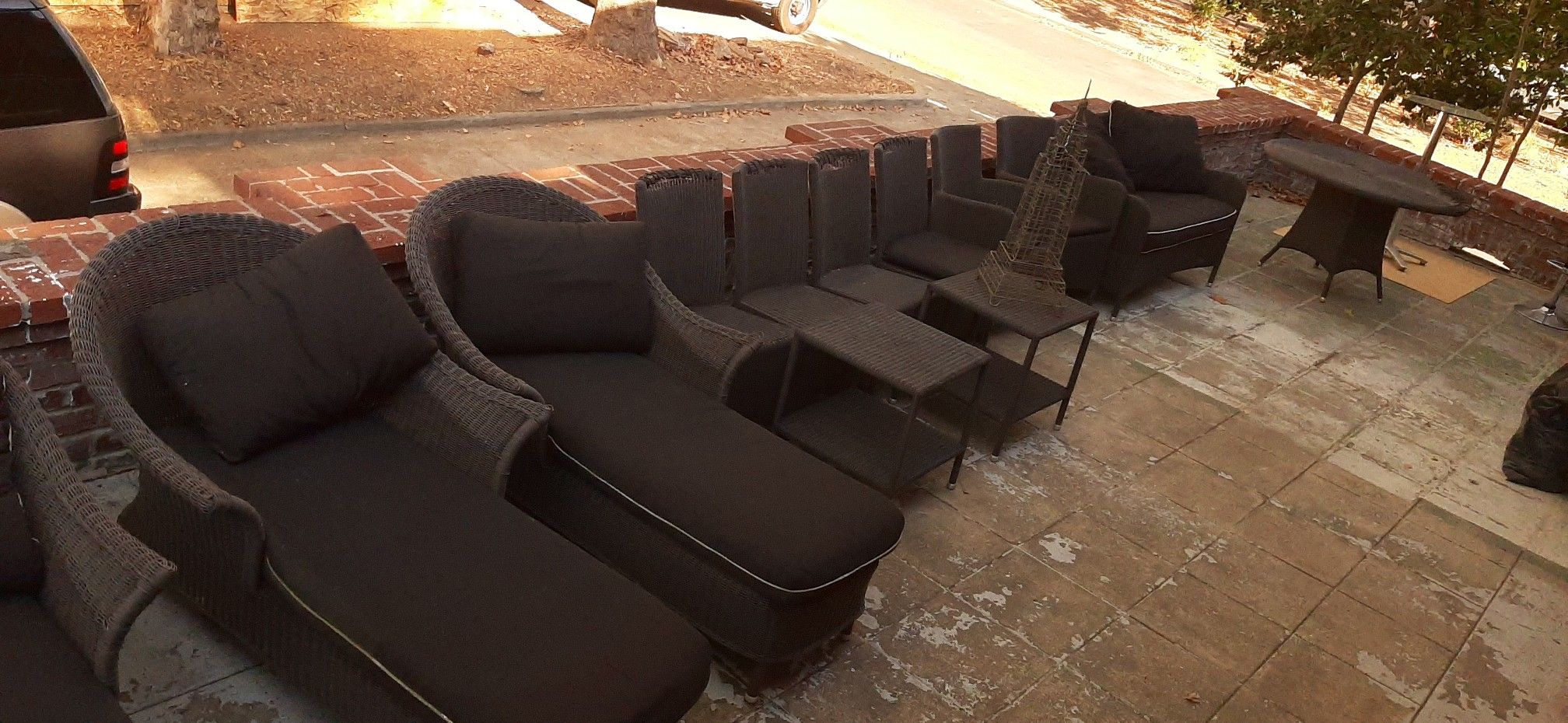 Luxury outdoor furniture set