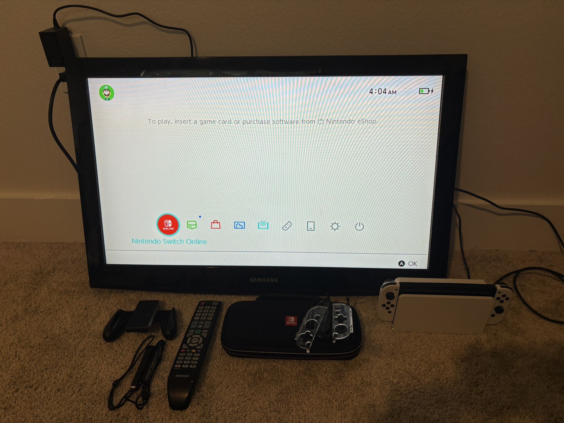 Like New Nintendo Switch OLED With TV