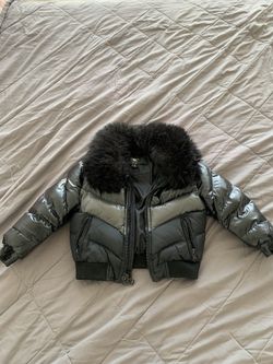 Toddler Black Leather Coat - 2T