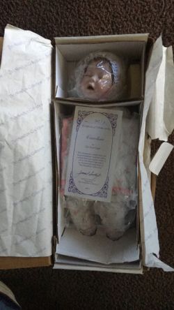 Caroline Porcelain Doll
