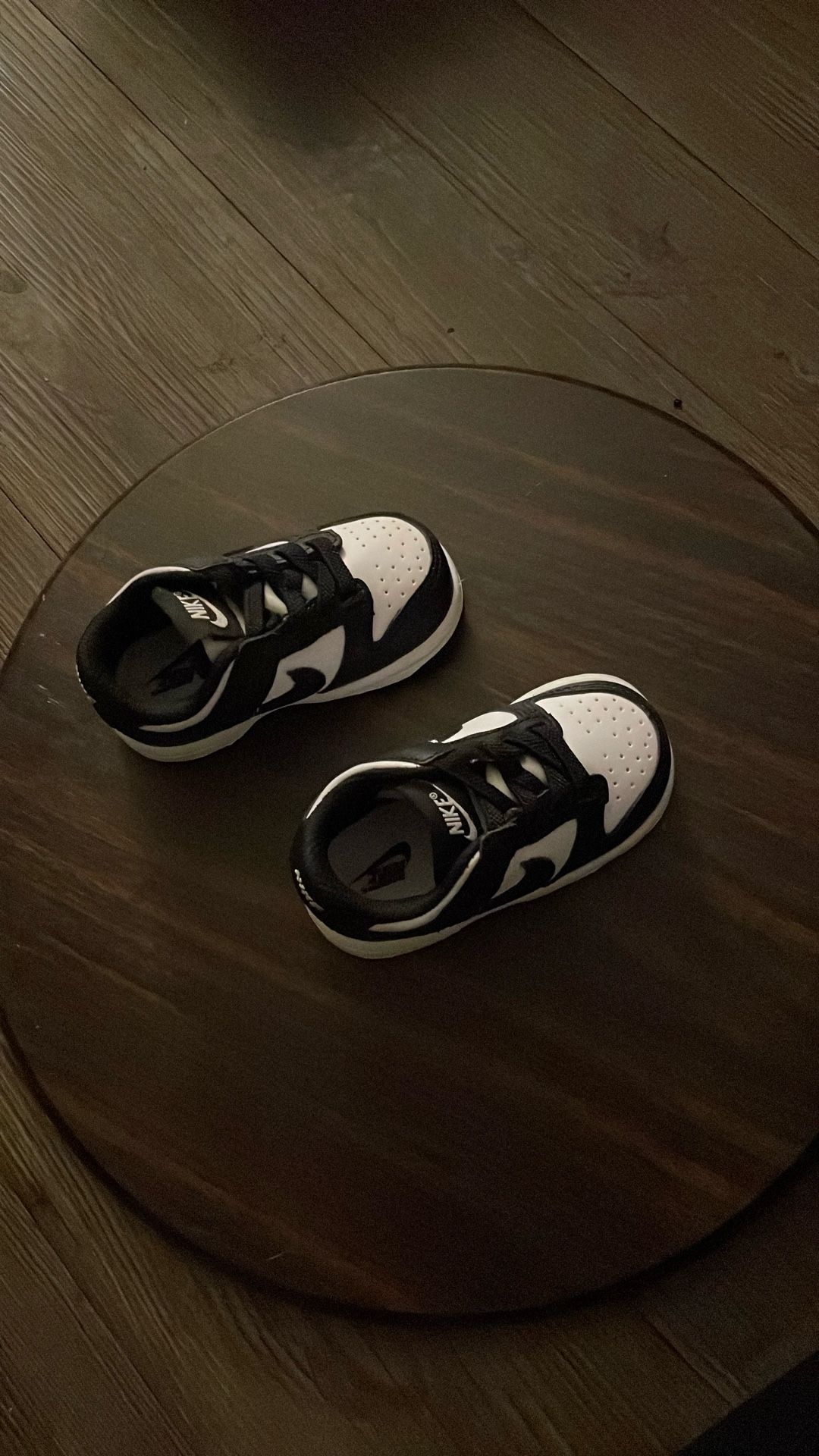 Baby Black And White Nikes
