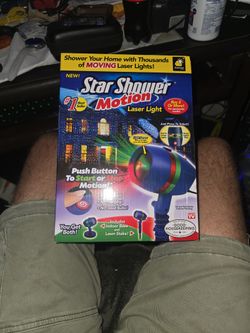 STAR SHOWER MOTION LASER LIGHT NEW IN BOX!!